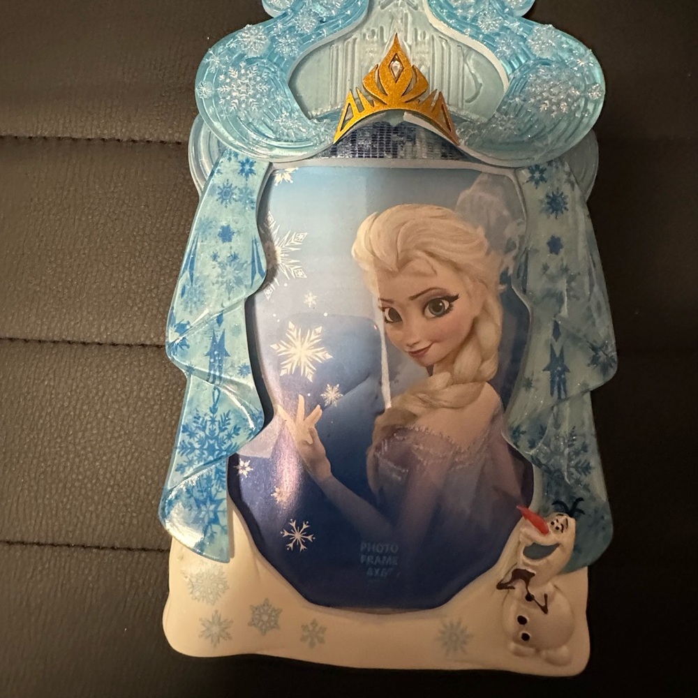 Disney Elsa Blue and White Photo Frame